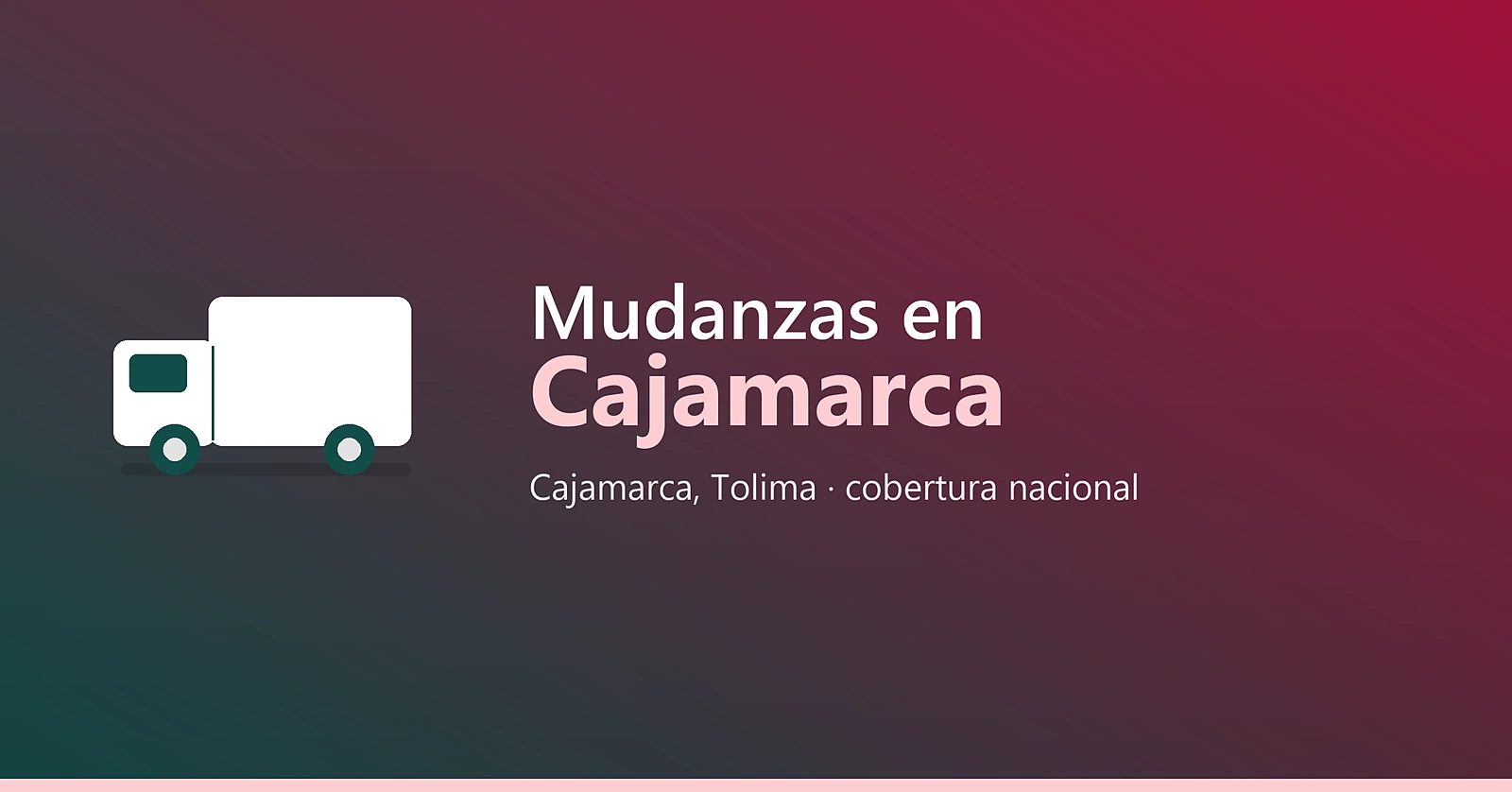 Mudanzas en cajamarca tolima
