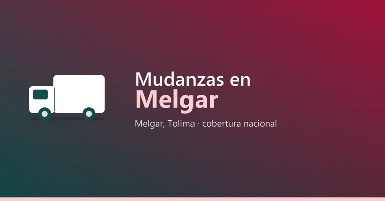 Mudanzas en melgar tolima