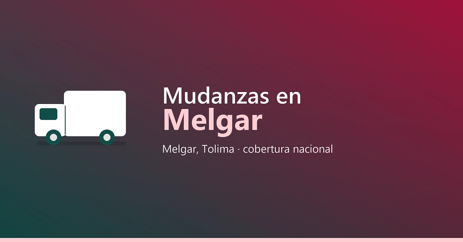 Mudanzas en melgar tolima